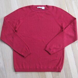 Erik Stewart Women's Silk Blend Red Sweater Size XL Vintage Top